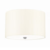 Плафон Fletcher14" 3xE27 Polished Chrome Ivory Shade Designer's Lightbox DL-FLETCHER14-3LT-IV-PC | Osvetlenieto.bg
