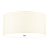 Плафон Fletcher18" 3xE27 Polished Chrome Ivory Shade Designer's Lightbox DL-FLETCHER18-3LT-IV-PC | Osvetlenieto.bg