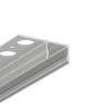 LED профил за вграждане в плочки UNI-TILE12 C PLUS анодизиран 1 метър | Osvetlenieto.bg