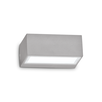 Фасаден аплик TWIN AP1 GRIGIO 326979 Ideal Lux 1xG9 IP44 | Osvetlenieto.bg