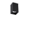 Луна за открит монтаж LOOK PL1 SQUARE D60 H100 NERO 353845 Ideal Lux 1xGU10 | Osvetlenieto.bg