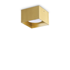 Луна за открит монтаж SPIKE PL1 SQUARE OTTONE 317502 Ideal Lux 1xGX53 | Osvetlenieto.bg