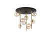 Плафон PERLAGE PL9 AMBRA 328409 Ideal Lux 9xG9 | Osvetlenieto.bg
