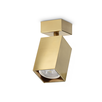 Спот DYNAMITE AP1 SQUARE OTTONE 371214 Ideal Lux 1xGU10 | Osvetlenieto.bg