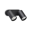 Спот DYNAMITE AP2 ROUND NERO 367385 Ideal Lux 2xGU10 | Osvetlenieto.bg