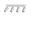 Спот DYNAMITE PL4 LINEAR ROUND BIANCO 371337 Ideal Lux 4xGU10 | Osvetlenieto.bg