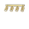 Спот DYNAMITE PL4 LINEAR ROUND OTTONE 371351 Ideal Lux 4xGU10 | Osvetlenieto.bg
