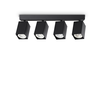 Спот DYNAMITE PL4 LINEAR SQUARE NERO 371368 Ideal Lux 4xGU10 | Osvetlenieto.bg