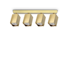 Спот DYNAMITE PL4 LINEAR SQUARE OTTONE 371375 Ideal Lux 4xGU10 | Osvetlenieto.bg