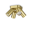 Спот DYNAMITE PL4 ROUND OTTONE 371306 Ideal Lux 4xGU10 | Osvetlenieto.bg