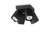 Спот DYNAMITE PL4 SQUARE NERO 371313 Ideal Lux 4xGU10 | Osvetlenieto.bg