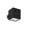 Фасаден аплик SNIF AP1 SQUARE NERO 123080 Ideal Lux 1xG9 IP44 | Osvetlenieto.bg