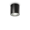 Външен плафон GUN PL1 NERO 122687 Ideal Lux 1xGU10 IP55 | Osvetlenieto.bg