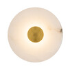 LED Аплик Zambelis 2550 WALL LED LIGHT 5W 3000K ALABASTER - BRASS | Osvetlenieto.bg