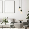 Полилей Zambelis 23238 PENDANT LAMP 1xE14 GREEN MARBLE - BRASS | Osvetlenieto.bg