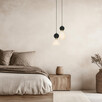 Полилей Zambelis 23239 PENDANT LAMP 1xE14 BLACK MARBLE - BRASS | Osvetlenieto.bg