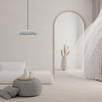 Полилей Zambelis 2592 PENDANT LIGHT 2xG9 GREY - SANDY BLACK CLAY - METAL | Osvetlenieto.bg