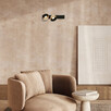 LED Аплик ZAMBELIS 25342 WALL LED LIGHT 25W 3000K SANDY BLACK BASE - CHAMPAGNE SHADE | Osvetlenieto.bg