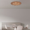 LED Плафон ZAMBELIS 2571 CEILING LED LIGHT 52W 3000K BLACK MATT STICK - SANDY BRICK RED BASE | Osvetlenieto.bg