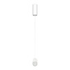 LED Полилей ZAMBELIS 25139 PENDANT LED LIGHT 7W 3000K SANDY WHITE ALUMINIUM - ACRYLIC | Osvetlenieto.bg