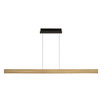 LED Полилей ZAMBELIS 25196 PENDANT LED LINE LIGHT 46W 3000K TRIAC BRUSHED GOLD -ALUMINIUM - BLACK METAL | Osvetlenieto.bg