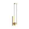 LED Аплик ZAMBELIS 25445 WALL LED LIGHT 9W 3000K TRIAC BRUSHED GOLD | Osvetlenieto.bg