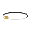 LED Плафон ZAMBELIS 23099 CEILING LED LIGHT 32W 3000K ALUMINIUM-SILICON,GOLD-BLACK RING | Osvetlenieto.bg