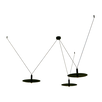 LED Полилей ZAMBELIS 23229 PENDANT LED LIGHT 3x7W 3000K METAL BLACK | Osvetlenieto.bg