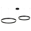 LED Полилей ZAMBELIS 25372 PENDANT LED LIGHT UP-DOWN 118W 3000K BLACK ALUMINIUM - ACRYLIC | Osvetlenieto.bg
