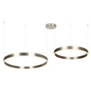 LED Полилей ZAMBELIS 25373 PENDANT LED LIGHT UP-DOWN 118W 3000K ELECTROPLATE BRUSHED NICKEL ALUMINIUM - ACRYLIC | Osvetlenieto.bg