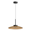 LED Полилей ZAMBELIS 25274 PENDANT LED LIGHT 31W 2700K-3000K TRIAC BLACK MATT - TAWNY GLASS | Osvetlenieto.bg