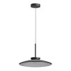 LED Полилей ZAMBELIS 25275 PENDANT LED LIGHT 31W 2700K-3000K TRIAC BLACK MATT - SMOKED GLASS | Osvetlenieto.bg