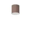 Външен плафон TECHO PL1 D09 ROUND COFFEE 318134 Ideal Lux 1xGU10 IP54 | Osvetlenieto.bg