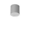 Външен плафон TECHO PL1 D15 ROUND GRIGIO 342702 Ideal Lux 1xGU10 IP54 | Osvetlenieto.bg