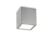 Външен плафон TECHO PL1 D15 SQUARE GRIGIO 326887 Ideal Lux 1xGU10 IP54 | Osvetlenieto.bg