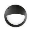 Фасаден аплик POLAR-2 AP1 ROUND NERO 096698 Ideal Lux 1xE27 IP66 | Osvetlenieto.bg