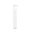 Градинска лампа SIRIO PT1 H80 BIANCO 115085 Ideal Lux 1xGX53 IP65 | Osvetlenieto.bg