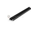 Черен анодизиран LED профил SURFACE10 BC/UX 2000 за открит монтаж | Osvetlenieto.bg