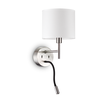 Аплик SET UP MAP2 NICKEL 259833 Ideal Lux 2xE27/LED | Osvetlenieto.bg