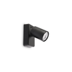 Спот RUDY AP1 ROUND NERO 229010 Ideal Lux 1xGU10 | Osvetlenieto.bg