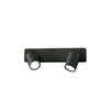 Спот RUDY AP2 ROUND NERO 229034 Ideal Lux 2xGU10 | Osvetlenieto.bg
