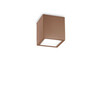 Външен плафон TECHO PL1 D09 SQUARE COFFEE 251592 Ideal Lux 1xGU10 IP54 | Osvetlenieto.bg