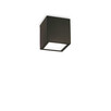 Външен плафон TECHO PL1 D09 SQUARE NERO 251578 Ideal Lux 1xGU10 IP54 | Osvetlenieto.bg
