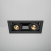 LED Двоен кардан черен Metal Modern DL093-02-10W3K-B Maytoni 20W 3000K | Osvetlenieto.bg