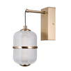 LED Аплик Alani WL-34375-1-HBR Italux 6W 3000K | Osvetlenieto.bg