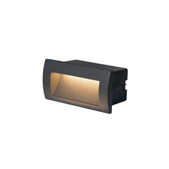 LED Външна лун за вграждане ZAMBELIS E247-G OUTDOOR SCONCE ALUMINUM DARK GRAY 3W 3000K | Osvetlenieto.bg