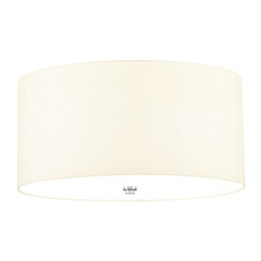 Плафон Fletcher18" 3xE27 Polished Chrome Ivory Shade Designer's Lightbox DL-FLETCHER18-3LT-IV-PC | Osvetlenieto.bg