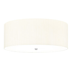 Плафон Fletcher26" 5xE27 Polished Chrome Ivory Shade Designer's Lightbox DL-FLETCHER26-5LT-IV-PC | Osvetlenieto.bg