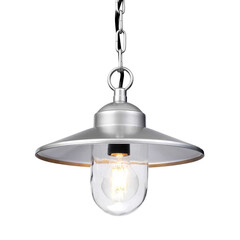 Външна висяща лампа Klampenborg 1xE27 Silver Elstead Lighting KLAMPENBORG8 | Osvetlenieto.bg