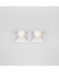 LED Луна за вграждане Alfa LED DL043-02-10W3K-D-SQ-W Maytoni 2x10W 3000K | Osvetlenieto.bg